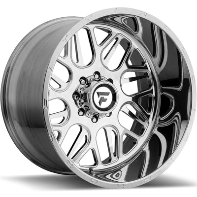 Fittipaldi Offroad - FTF14 - Polished - Polished - 24" x 14", -76 Offset, 6x139.7 (Bolt Pattern), 78.1mm HUB