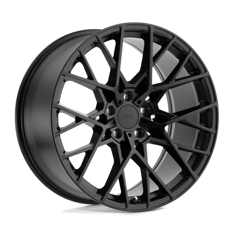 TSW Wheels - SEBRING - Black - MATTE BLACK - 18" x 8.5", 20 Offset, 5x120 (Bolt Pattern), 76.1mm HUB