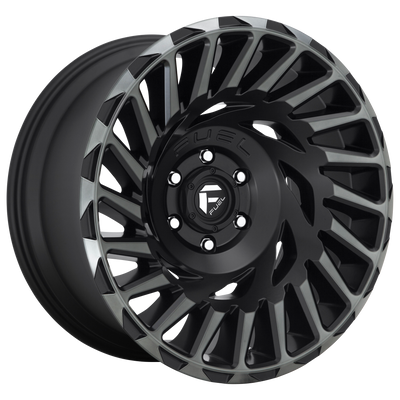 Fuel - D683 CYCLONE - Gunmetal - MATTE MACHINED DOUBLE DARK TINT - 20" x 10", -18 Offset, 8x180 (Bolt Pattern), 124.2mm HUB