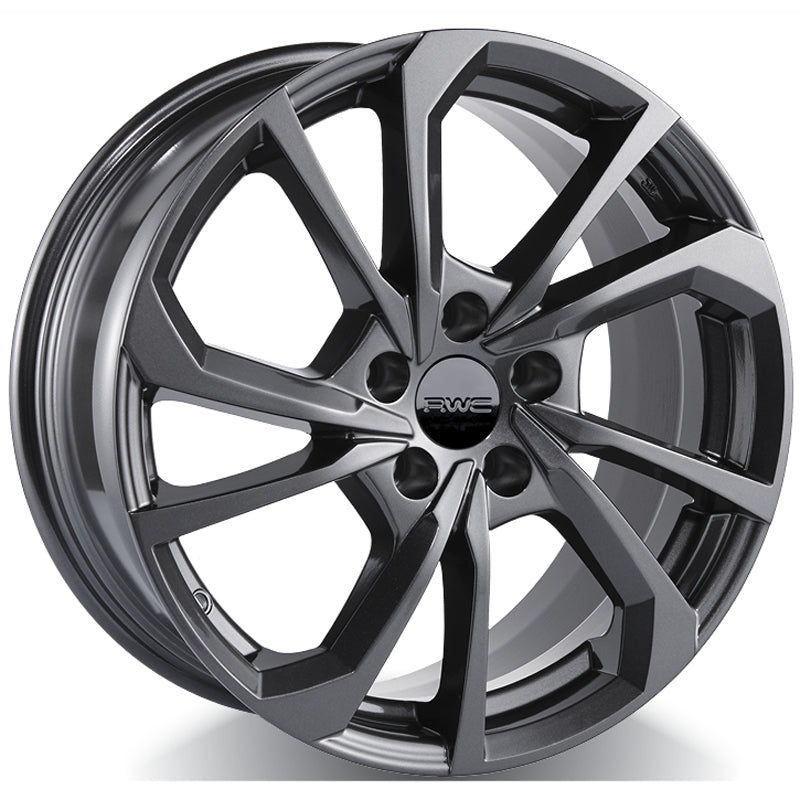 RWC - TO900 - Grey - Anthracite - 16" x 7", 40 Offset, 5x114.3 (Bolt pattern), 60.1mm HUB