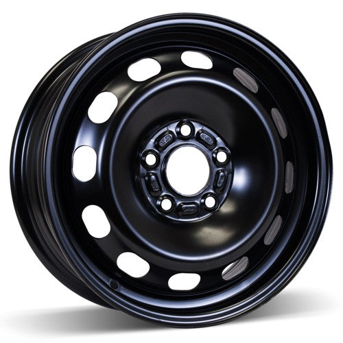RSSW - Steel - Black - Black - 15" x 6", 46 Offset, 5x108 (Bolt Pattern), 63.4mm HUB