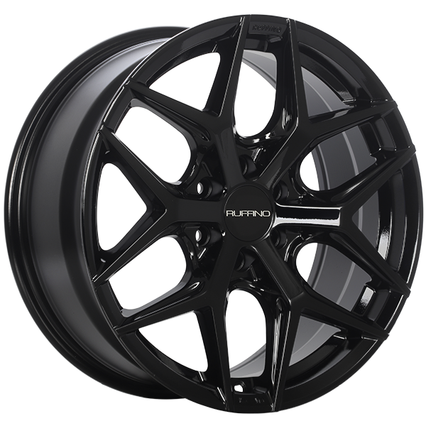 Ruffino Wheels - Demon - Black - Gloss Black - 17" x 8", 30 Offset, 6x139.7 (Bolt Pattern), 77.8mm HUB
