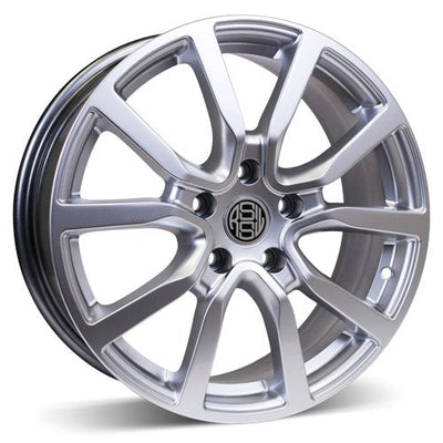 RSSW - Mayfair - Silver - Hyper silver - 16" x 6.5", 45 Offset, 5x114.3 (Bolt Pattern), 67.1mm HUB