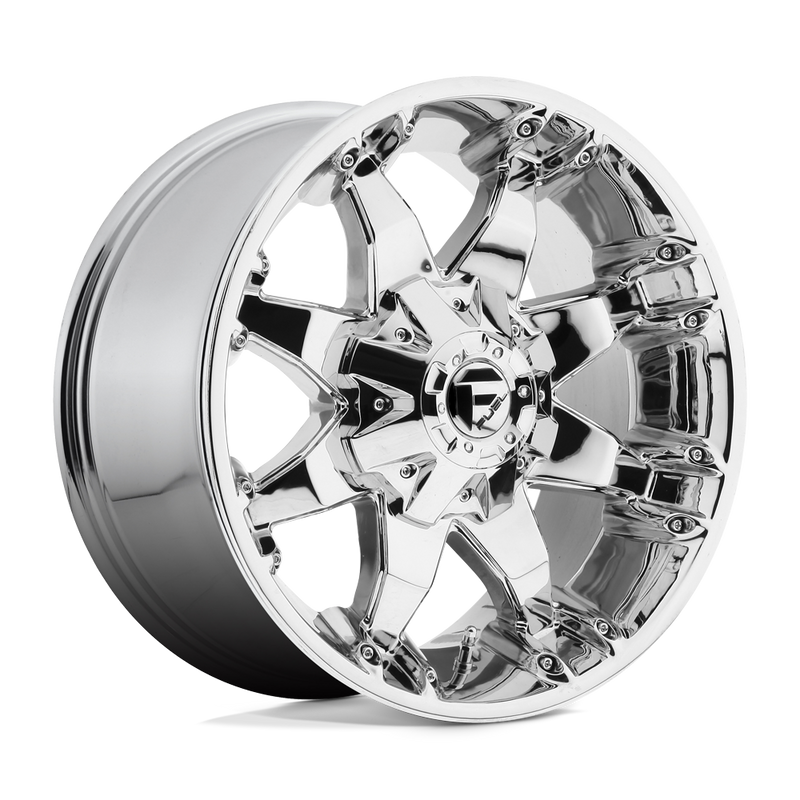 Fuel - D508 OCTANE - Polished - CHROME PLATED - 20" x 9", -12 Offset, 6x135/139.7 (Bolt Pattern), 106.1mm HUB