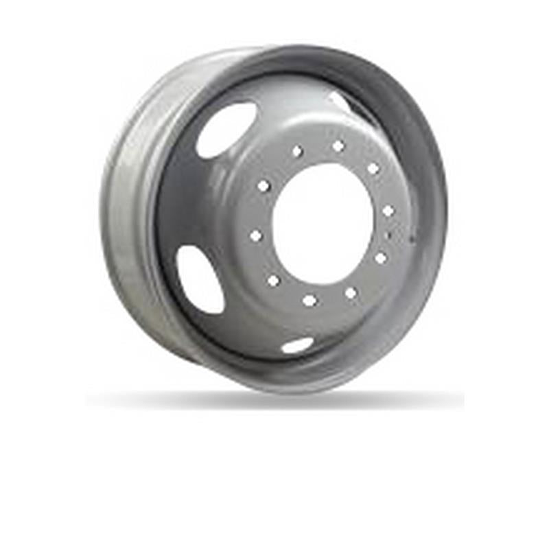 DTD - Steel - Silver - Gloss Silver - 19.5" x 6", 136 Offset, 10x225 (Bolt pattern), 170.2mm HUB