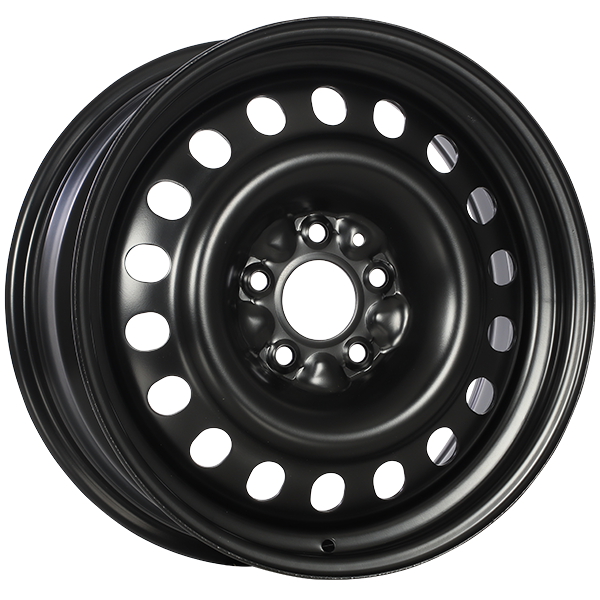 RNB - STEEL WHEEL - Black - Black E-Coating - 17" x 7", 41 Offset, 5x115 (Bolt Pattern), 70.3mm HUB