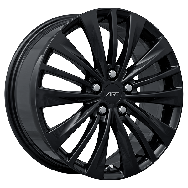 ART - Replica 259 - Black - Gloss Black - 18" x 7.5", 38 Offset, 5x114.3 (Bolt Pattern), 60.1mm HUB