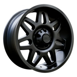 Envy Wheels - 222SB ET-2 - Black - 17" x 8.5", 12 Offset, 8x165.1 (Bolt pattern), 121.5mm HUB