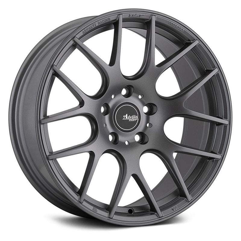 Advanti - Vigoroso V1 - Grey - Matte Grey - 19" x 8.5", 32 Offset, 5x112 (Bolt Pattern), 66.6mm HUB