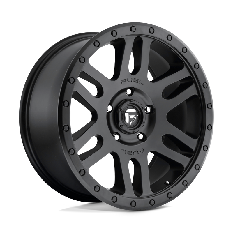 Fuel - D584 RECOIL - Black - MATTE BLACK - 20" x 9", 20 Offset, 5x150 (Bolt Pattern), 110.1mm HUB