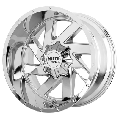 Moto Metal - MO988 MELEE - Chrome - Chrome - 20" x 10", -18 Offset, 5x127/139.7 (Bolt Pattern), 78.1mm HUB