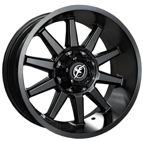 XF Off-Road - XF-219 - Black - Matte Black - 18" x 9", 12 Offset, 5x139.7/150 (Bolt pattern), 110.3mm HUB