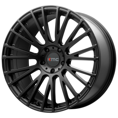 KMC Wheels - KM706 IMPACT - Black - Satin Black - 18" x 8", 38 Offset, 5x120 (Bolt Pattern), 74.1mm HUB