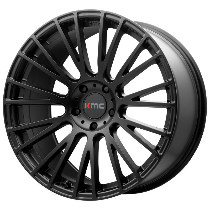 KMC Wheels - KM706 IMPACT - Black - Satin Black - 18" x 8", 38 Offset, 5x120 (Bolt Pattern), 74.1mm HUB