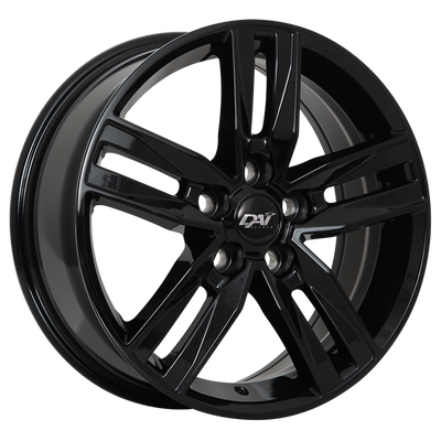 Dai Alloys - Prime - Black - Gloss Black - 17" x 7", 40 Offset, 5x115 (Bolt Pattern), 70.3mm HUB