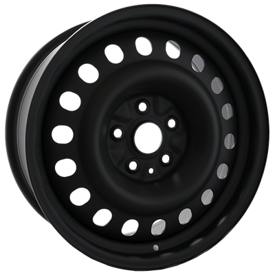 Envy Wheels - NX4 STEEL WHEEL - Black - FLAT BLACK - 17" x 7", 42 Offset, 5x114.3 (Bolt Pattern), 56.1mm HUB