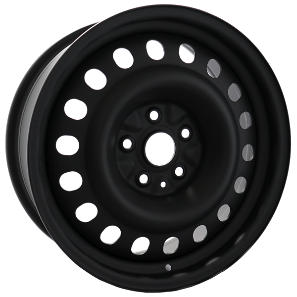 Envy Wheels - NX4 STEEL WHEEL - Black - FLAT BLACK - 17" x 7", 42 Offset, 5x114.3 (Bolt Pattern), 56.1mm HUB