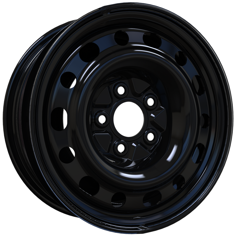 Envy Wheels - Steel Wheel - Black - MOBIS OE BLACK - 16" x 6.5", 43 Offset, 5x114.3 (Bolt Pattern), 67.1mm HUB