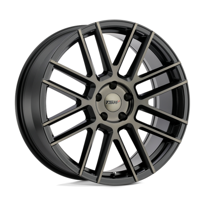 TSW Wheels - MOSPORT - Black - MATTE BLACK WITH MACHINE FACE & DARK TINT - 19" x 9.5", 40 Offset, 5x120 (Bolt Pattern), 76.1mm HUB