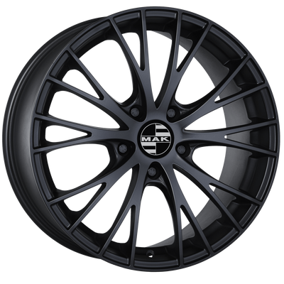 Mak Wheels - RENNEN - Black - MATTE BLACK - 20" x 8.5", 40 Offset, 5x114.3 (Bolt Pattern), 76mm HUB