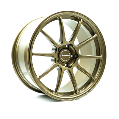 Superspeed - PF03RR - Bronze - Satin Bronze - 18" x 8.5", 42 Offset, 5x112 (Bolt Pattern), 57mm HUB