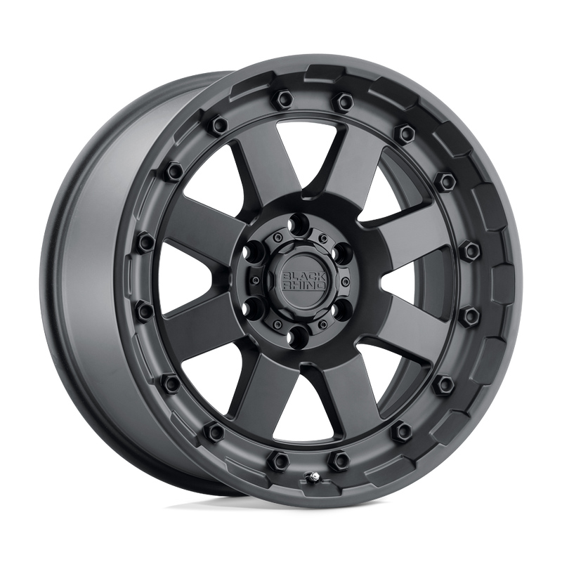 Black Rhino - CLEGHORN - Black - MATTE BLACK - 20" x 9", -18 Offset, 5x127 (Bolt Pattern), 71.5mm HUB