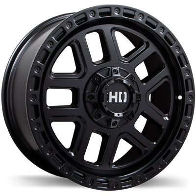 Fast HD - Summit - Black - Satin Black - 20" x 9", 30 Offset, 6x135/139.7 (Bolt Pattern), 93.1mm HUB