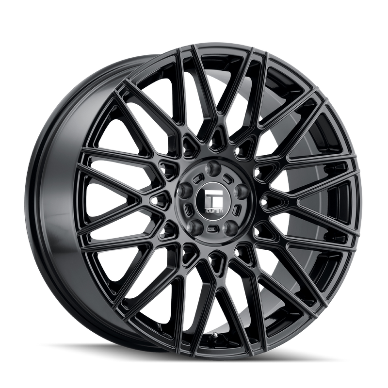 Touren - TR78 - Black - GLOSS BLACK - 18" x 8", 40 Offset, 5x108 (Bolt Pattern), 63.5mm HUB