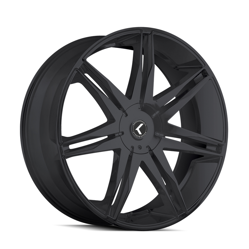 Kraze Wheels - EPIC - Black - SATIN BLACK - 24" x 9.5", 30 Offset, 6x135/139.7 (Bolt Pattern), 100.3mm HUB