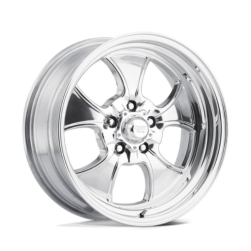 American Racing Vintage - VN450 HOPSTER - Polished - POLISHED - 17" x 8", -12 Offset, 5x120.65 (Bolt Pattern), 72.6mm HUB