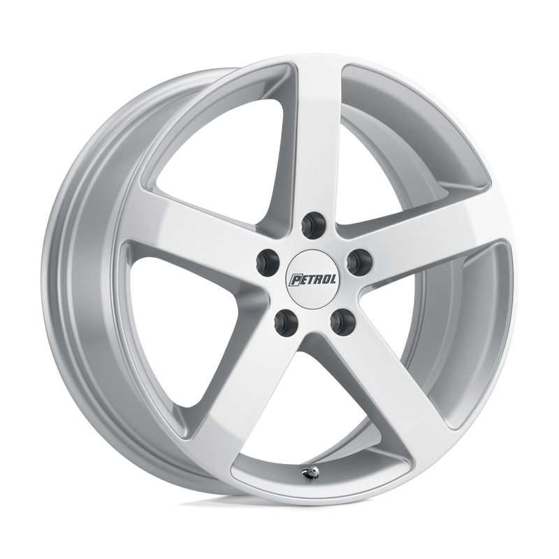 Petrol Wheels - P3B - Silver - GLOSS SILVER - 17" x 7", 38 Offset, 5x108 (Bolt Pattern), 72.1mm HUB