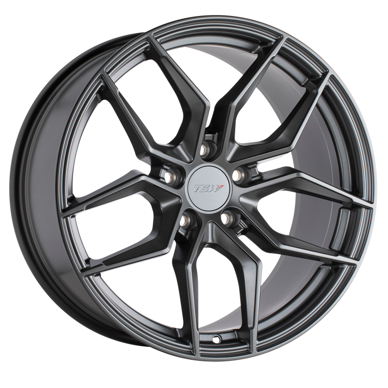 TSW Wheels - SILVANO - Gunmetal - GLOSS GUNMETAL - 19" x 8.5", 32 Offset, 5x112 (Bolt Pattern), 66.56mm HUB