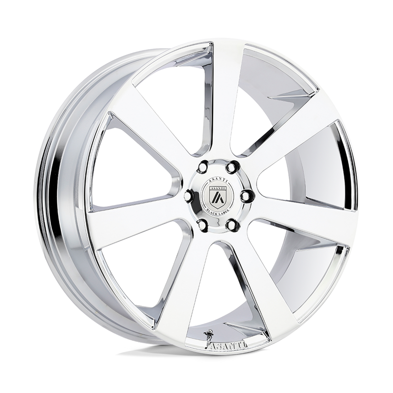 Asanti Black - ABL-15 APOLLO - Chrome - CHROME - 22" x 9", 15 Offset, 5x115 (Bolt Pattern), 72.6mm HUB