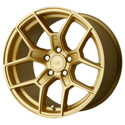 Motegi - MR133 TM5 - Gold - Gold - 18" x 9.5", 25 Offset, 5x112 (Bolt Pattern), 72.6mm HUB