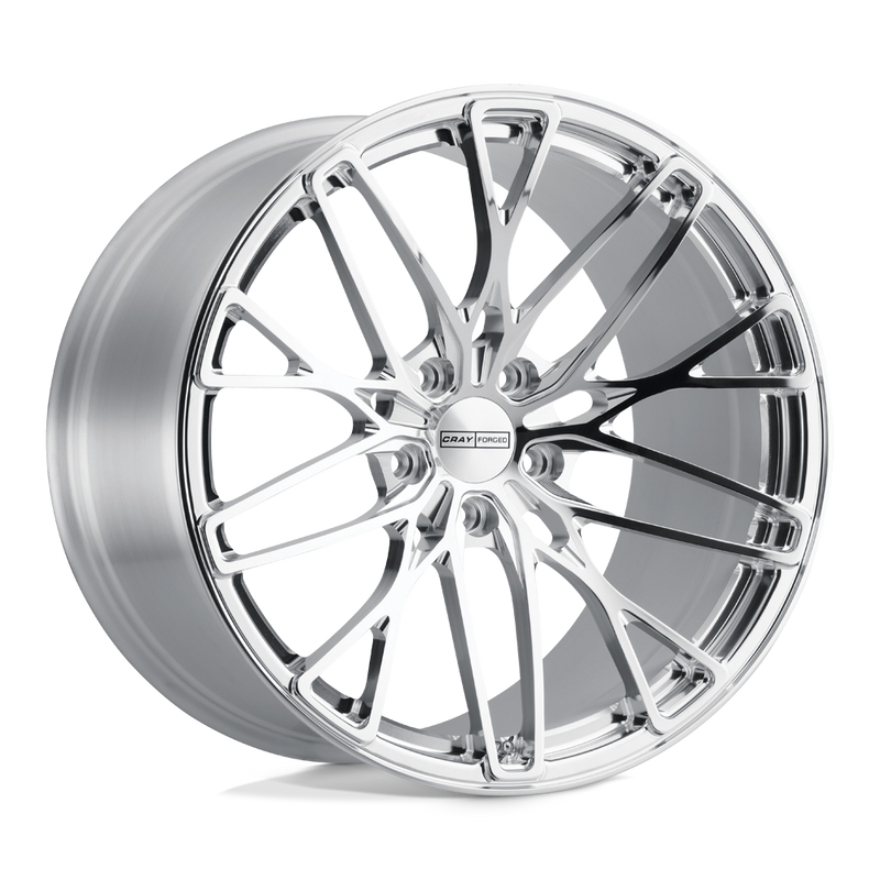 Cray Wheels - FALCON - Polished - FULL POLISH - 19" x 10", 37 Offset, 5x120.65 (Bolt Pattern), 70.3mm HUB