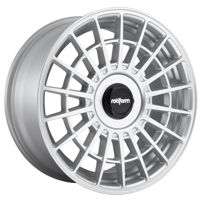 Rotiform - R134 FLG - Silver - GLOSS SILVER - 18" x 8.5", 35 Offset, 5x120 (Bolt Pattern), 72.6mm HUB