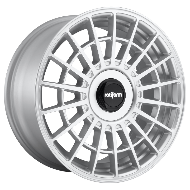 Rotiform - R134 FLG - Silver - GLOSS SILVER - 18" x 8.5", 35 Offset, 5x120 (Bolt Pattern), 72.6mm HUB