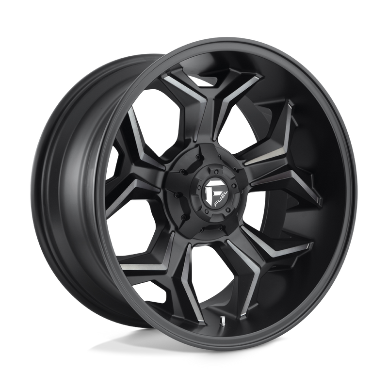 Fuel - D605 AVENGER - Black - MATTE BLACK DOUBLE DARK TINT - 20" x 9", 20 Offset, 5x139.7/150 (Bolt Pattern), 110.1mm HUB