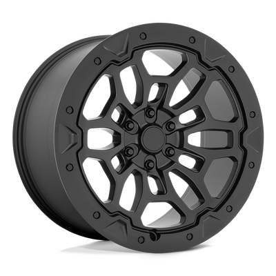 OE Creations - PR215 - Black - MATTE BLACK - 20" x 10", 19 Offset, 6x139.7 (Bolt Pattern), 78.1mm HUB