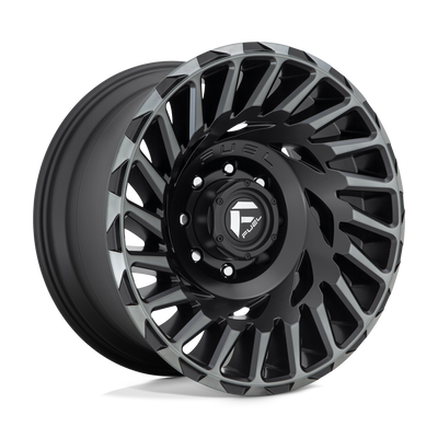 Fuel - D683 CYCLONE - Gunmetal - Matte Machined Double Dark Tint - 18" x 9", 1 Offset, 5x150 (Bolt Pattern), 110.1mm HUB
