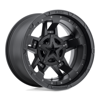 XD Series - XD827 ROCKSTAR III - Black - MATTE BLACK - 20" x 9", -12 Offset, 6x120/139.7 (Bolt Pattern), 78.1mm HUB