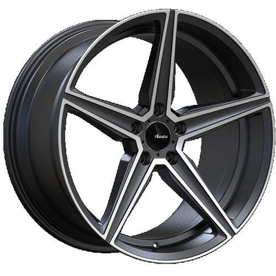 Advanti - Cammino - Grey - Matte Grey Machine Face - 19" x 9.5", 45 Offset, 5x108 (Bolt Pattern), 73.1mm HUB