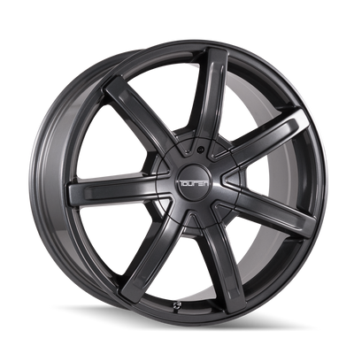 Touren - TR65 - Gunmetal - GUNMETAL - 18" x 8", 35 Offset, 5x112/120 (Bolt Pattern), 74.1mm HUB