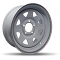 DTD - Steel - White - Gloss White - 13" x 4.5", 0 Offset, 5x114.3 (Bolt pattern), 84,00mm HUB