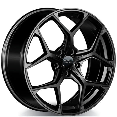 RWC - AD970 - Black - Matte Black - 21" x 8.5", 35 Offset, 5x112 (Bolt pattern), 66.45mm HUB
