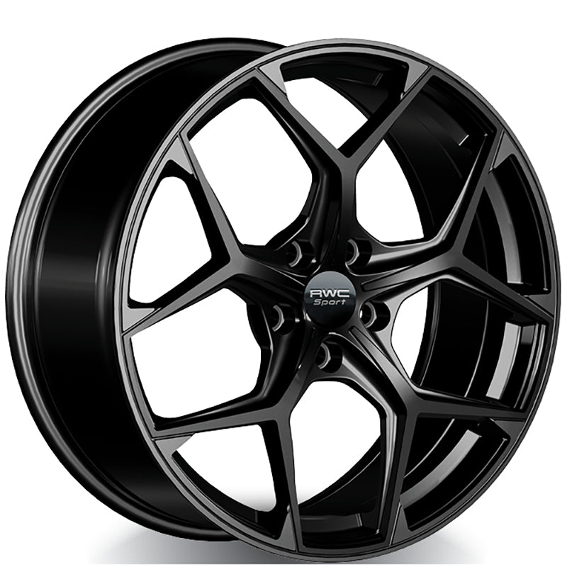RWC - AD970 / VW970 - Black - Matte Black - 19" x 8", 42 Offset, 5x112 (Bolt pattern), 57.10mm HUB
