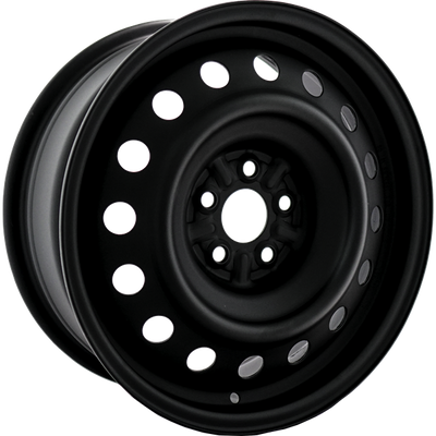 Envy Wheels - NX4 STEEL WHEEL - Black - FLAT BLACK - 16" x 6.5", 40 Offset, 5x100 (Bolt Pattern), 56.1mm HUB