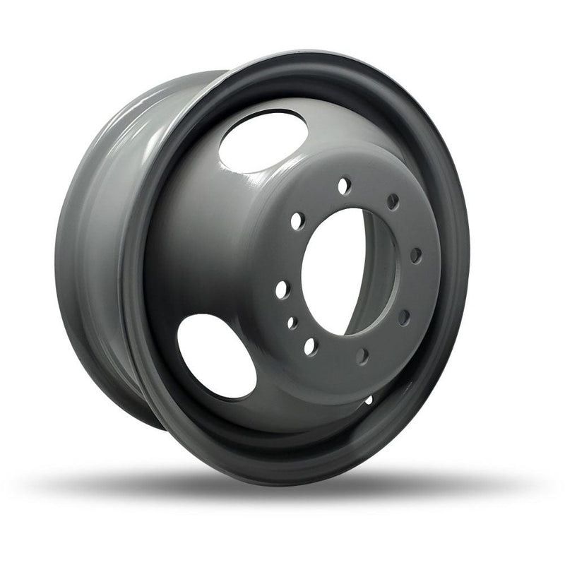 DTD - Steel - Grey - Grey - 16" x 6", 136 Offset, 8x170 (Bolt Pattern), 125.2mm HUB