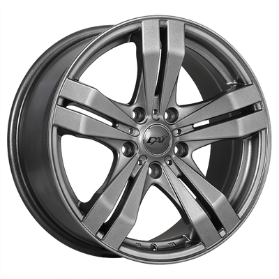 Dai Alloys - Target - Gunmetal - Gunmetal Reflex - 15" x 6.5", 40 Offset, 5x105 (Bolt Pattern), 56.6mm HUB