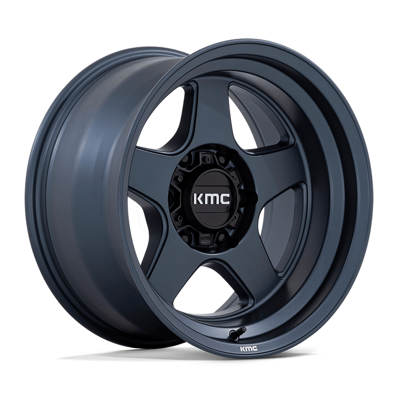 KMC Wheels - KM728 LOBO - METALLIC BLUE - 17" x 9", -38 Offset, 6x139.7 (Bolt Pattern), 106.1mm HUB